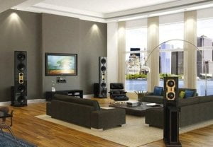 Integrating a whole home audio system with home theatre setup